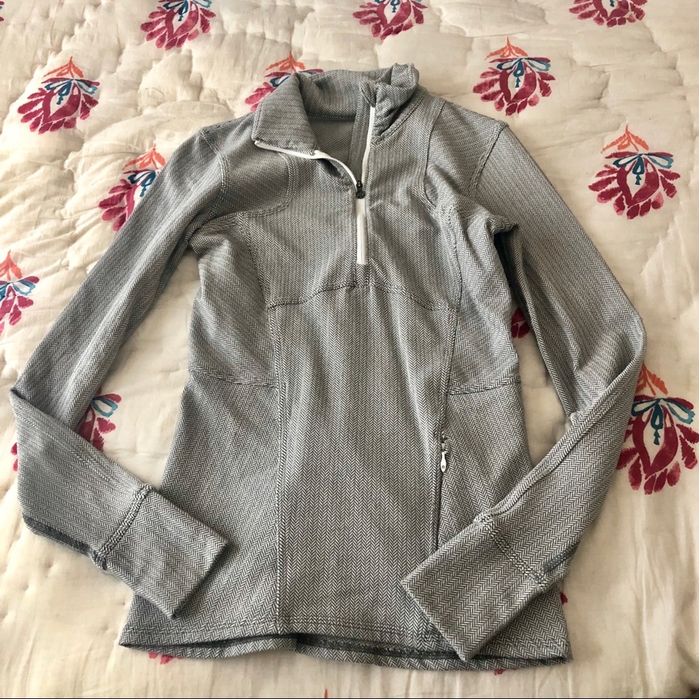 Lululemon Gray Pull Over Jacket